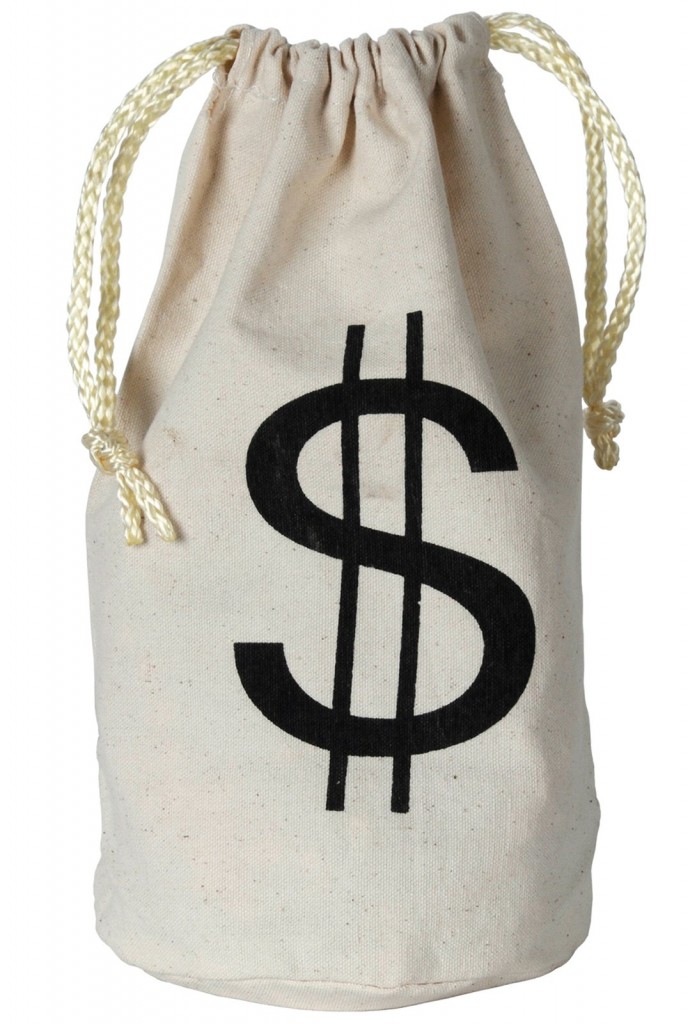 Tall Money Bag