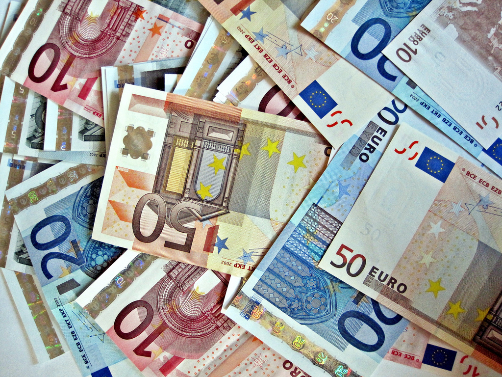 Pile of Euro Money